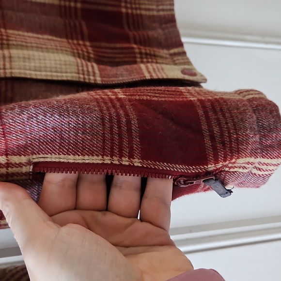 Boys 8 Thick Outerwear Flannel Fleece-Lined Zip-Up Jacket - Picture 3 of 12